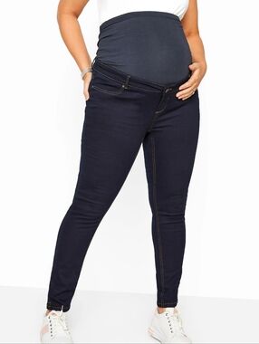 Indigo Blue Bump It Up Maternity Stretch Skinny Jeans Pregnancy